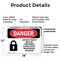 Signmission Lockout Tagout Setup Maintenance Repair Danger Sign, Plastic, 18in W x 12in L, 2PK OS-2PACK-DS-P-1218-L-1428 - alternate 3